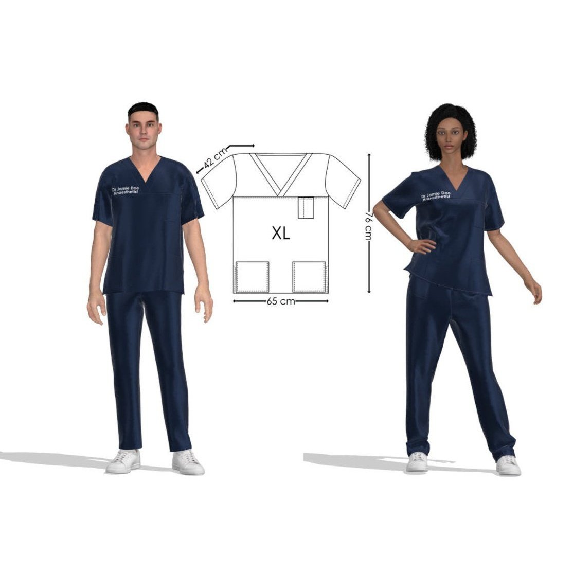 Scrub Tops - Microfibre - Image 56