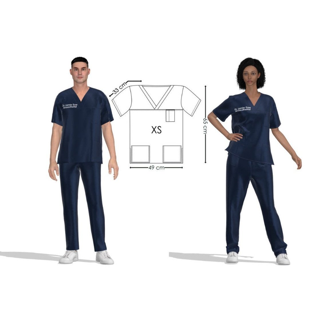 Scrub Tops - Microfibre - Image 52