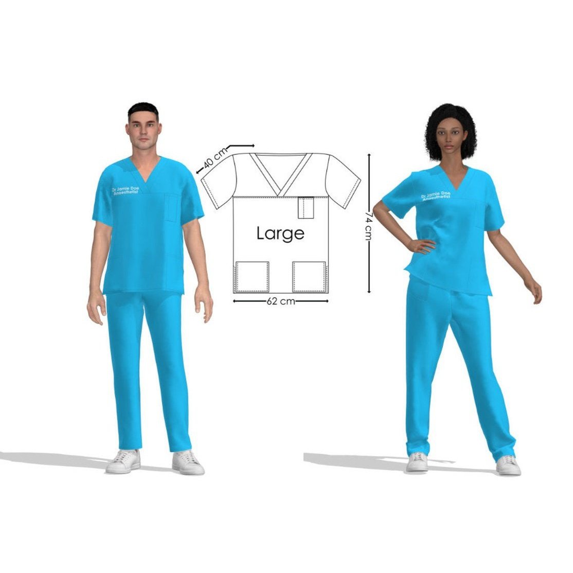 Scrub Tops - Microfibre - Image 45