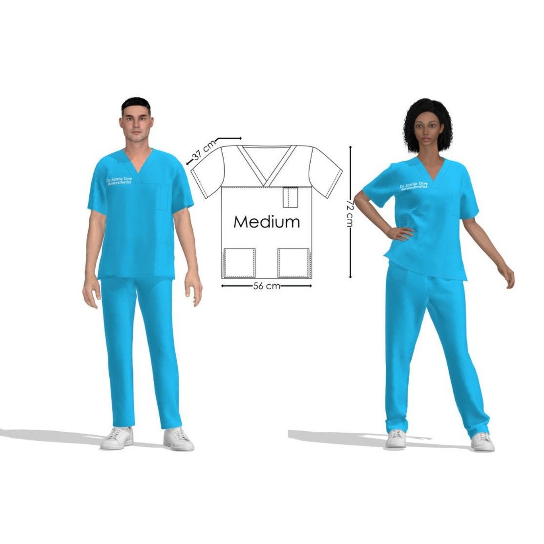 Scrub Tops - Microfibre - Image 44