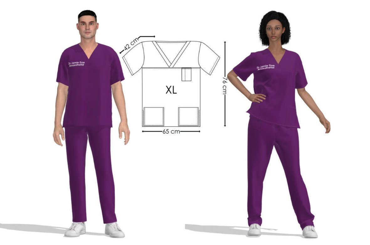 Scrub Tops - Microfibre - Image 76