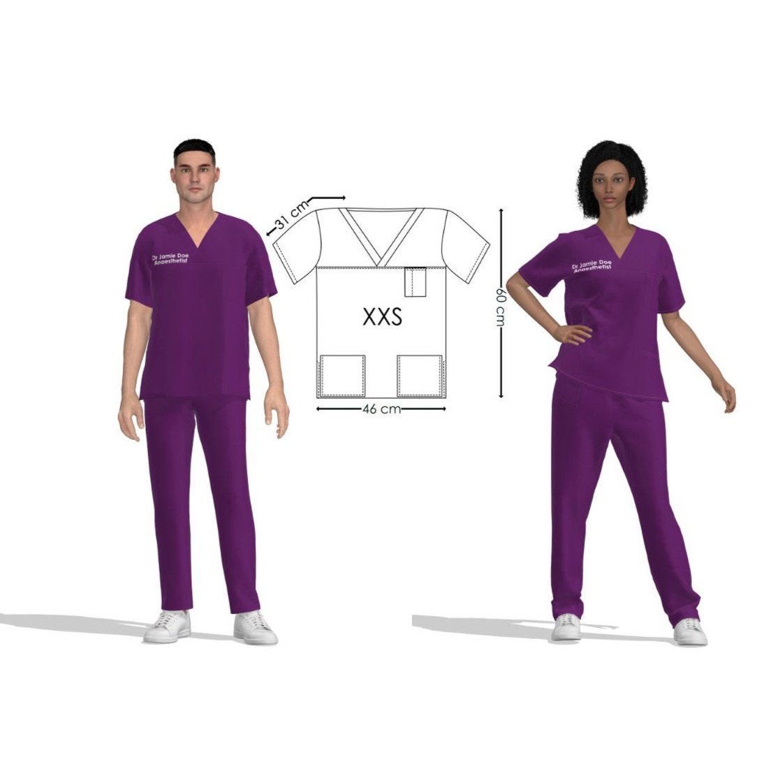 Scrub Tops - Microfibre - Image 71