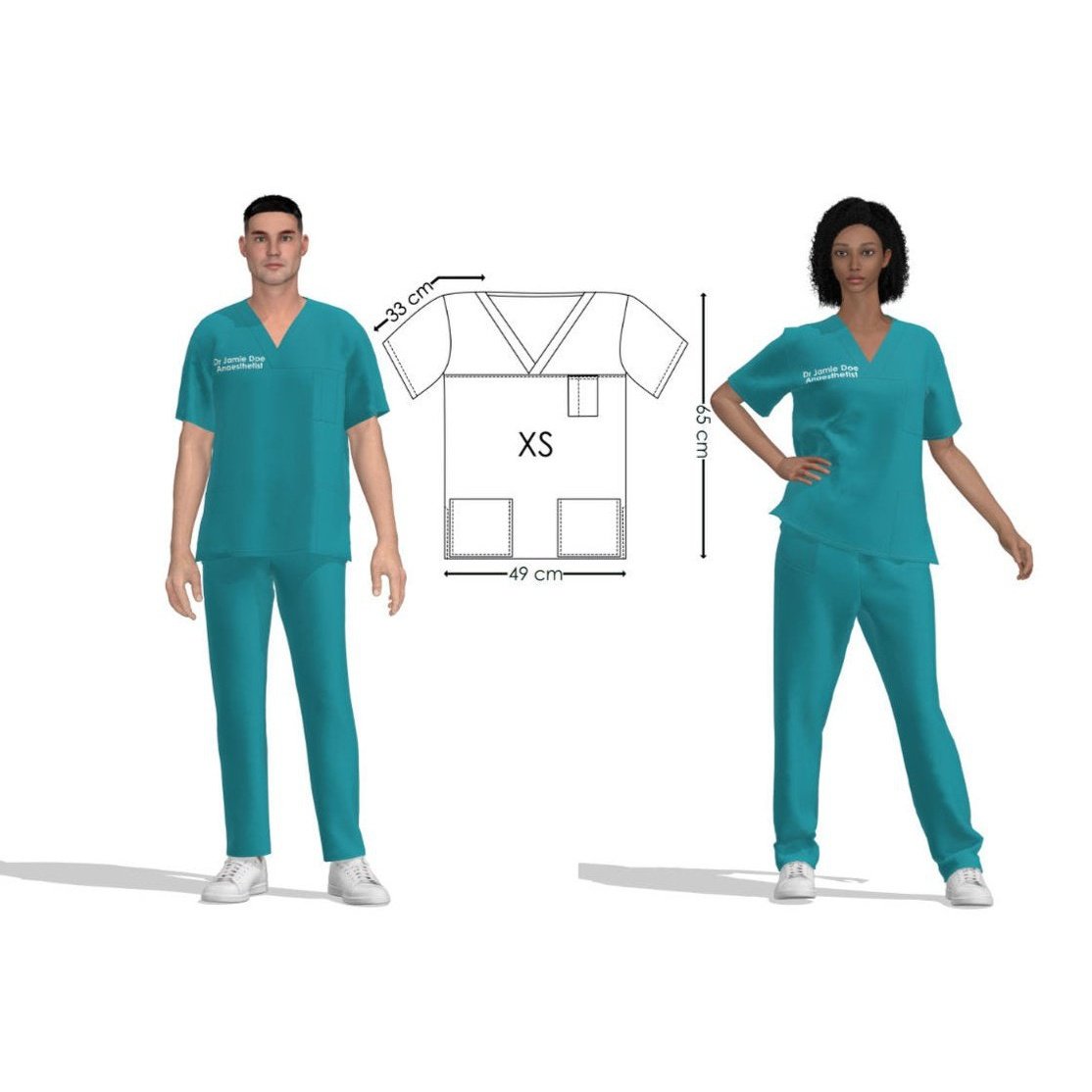 Scrub Tops - Microfibre - Image 62