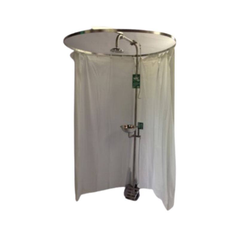 SHOWER & FOOT SINGLE COLUMN HAND EYEWASH STATION