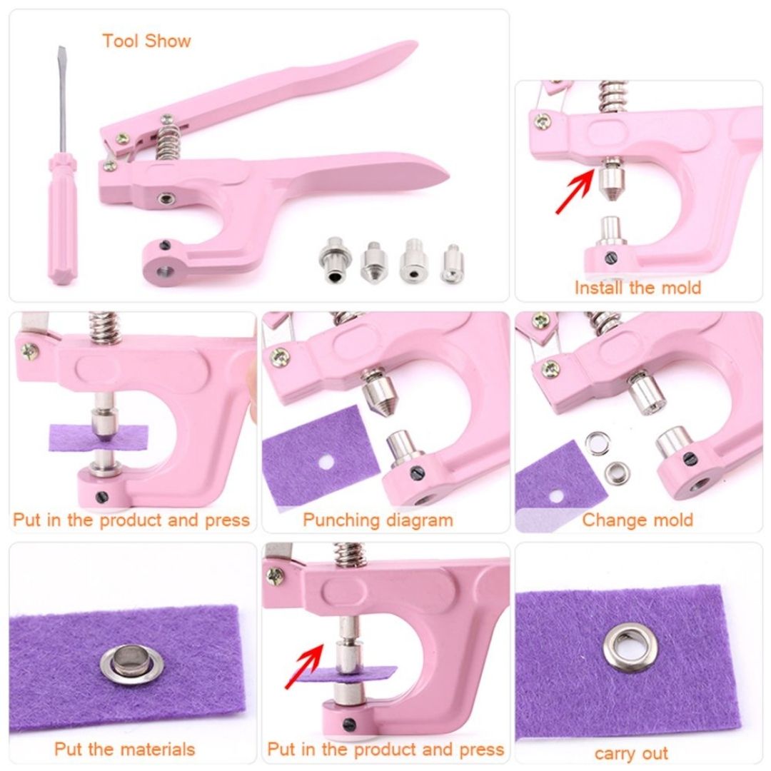 Multifunction Mini Hand Press and Button Kit - Image 4