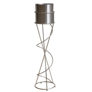 Flower Stand - Spiral – 2L Silver