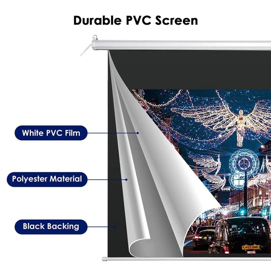Electric Projector Screen - 180x180cm - Image 5