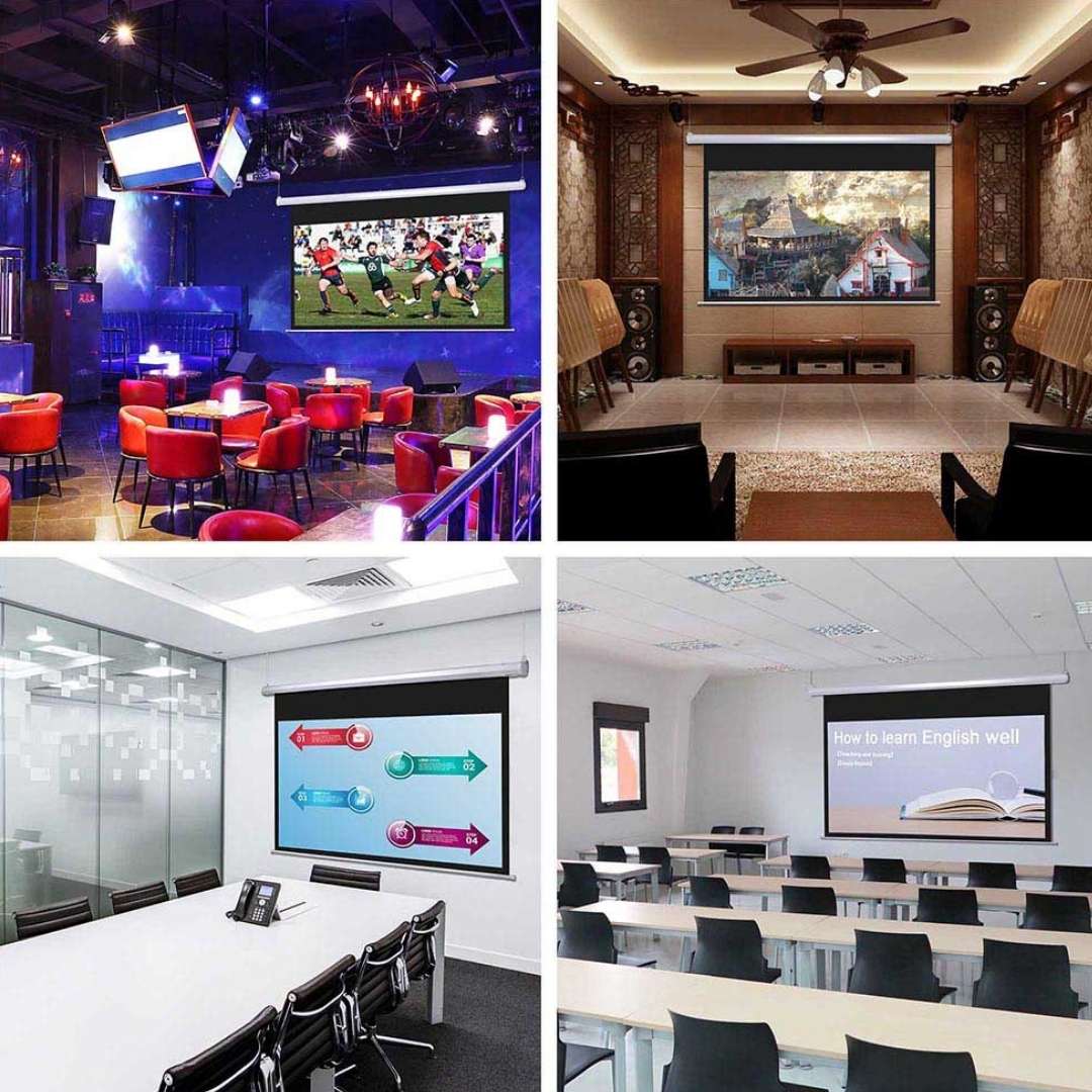 Electric Projector Screen - 180x180cm - Image 2