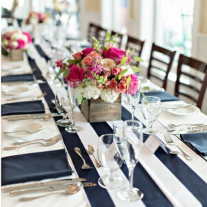 Table Runner - Mini Matt Striped