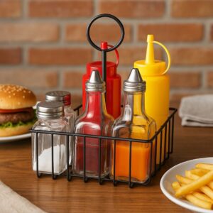 Table Condiment Holder Set - 7 Piece