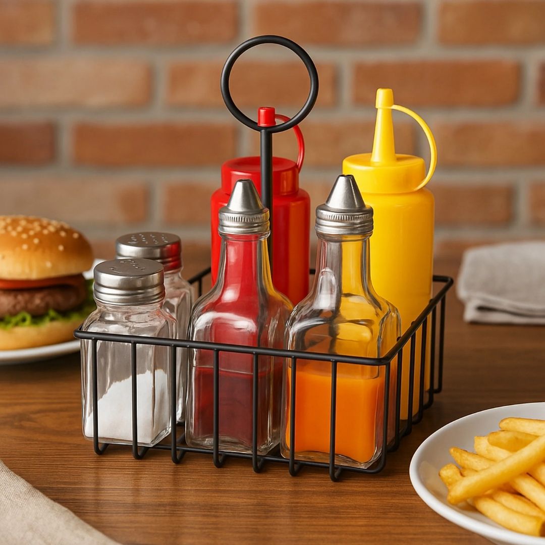 Table Condiment Holder Set - 7 Piece