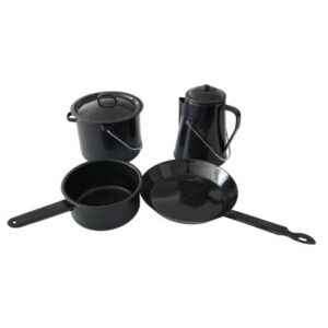 Enamel Camping Kitchen Set - 4pc