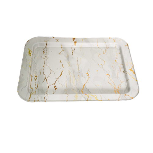 Serving Tray - Black Metal - Image 2
