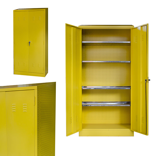 Hazardous Cabinet Hazcab1- Yellow -1800hx900wx450d
