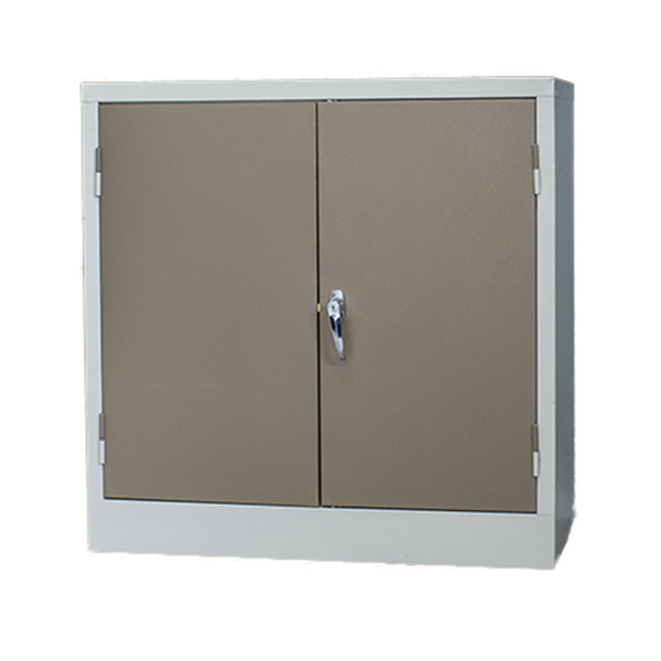 Stationery Cupboard – SC004 – 900h x 900w x 450d – Hammerton Grey/ Ivory Karoo - Image 2