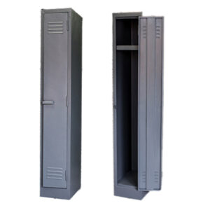 Single Door Locker – LOC001 – 1800h x 300w x 450d – Hammerton Grey/Ivory Karoo