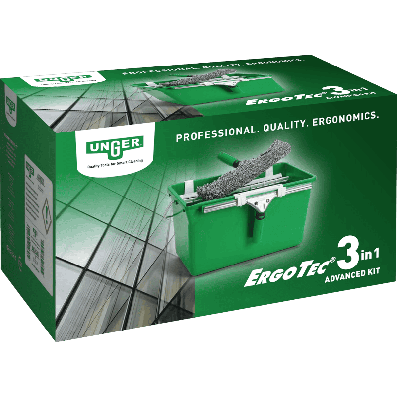 Unger Ergotec Advanced Window Cleaning Kit 3in1 - Image 2
