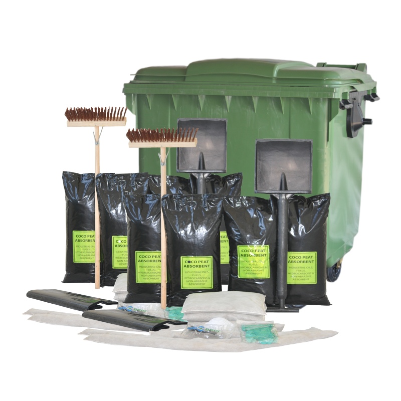 CHEMICAL 1000L WHEELIE BIN SPILL KIT – (Price may differ please confirm before ordering)