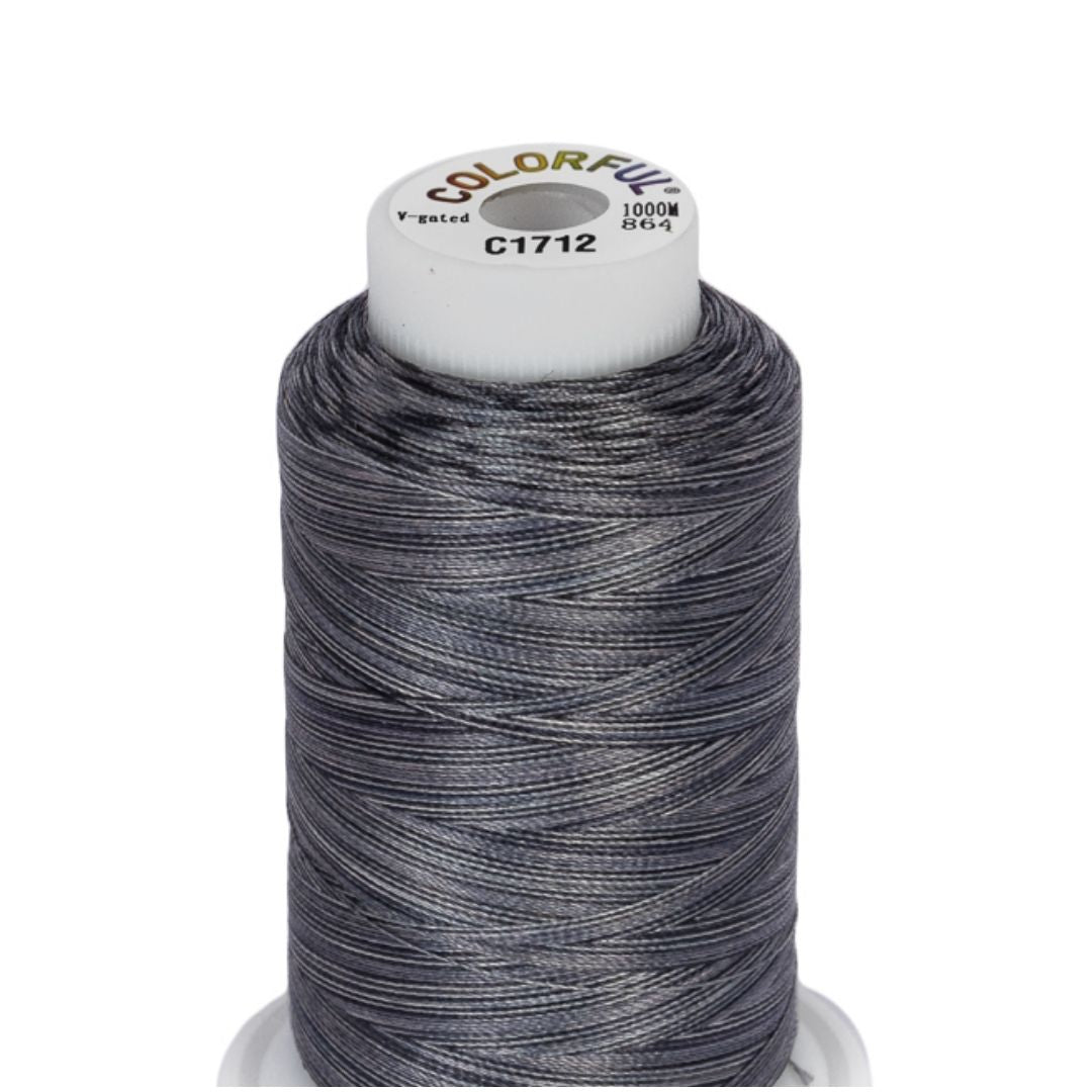 Embroidery Threads - Colorful Variegated - 1000m - Image 7