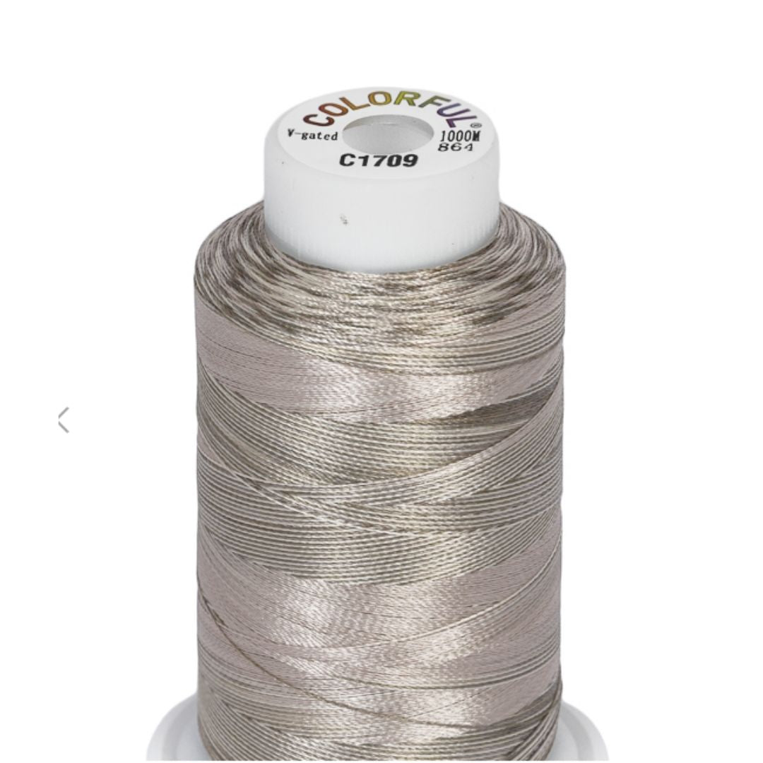 Embroidery Threads - Colorful Variegated - 1000m - Image 10