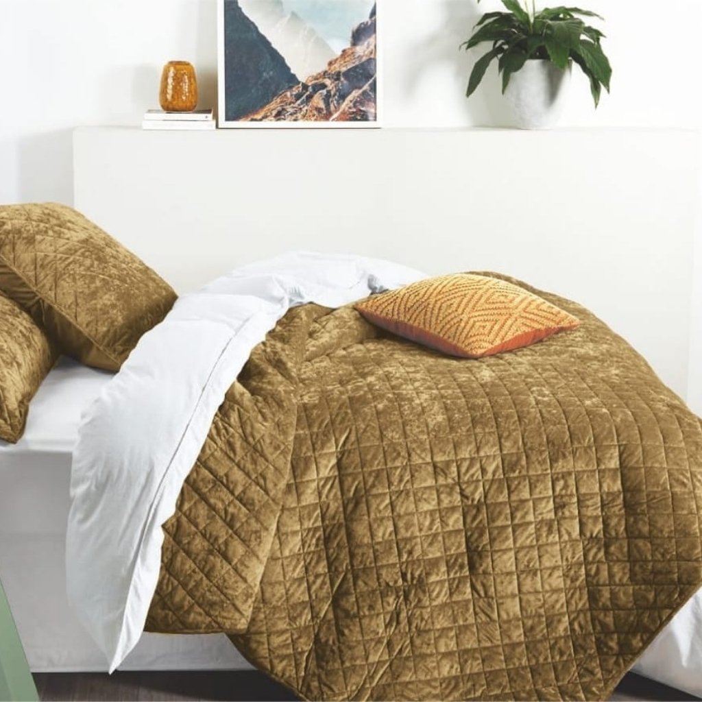 Bedding Set - Velvet Crush Bedspread Sets 5 PC Queen - Image 6