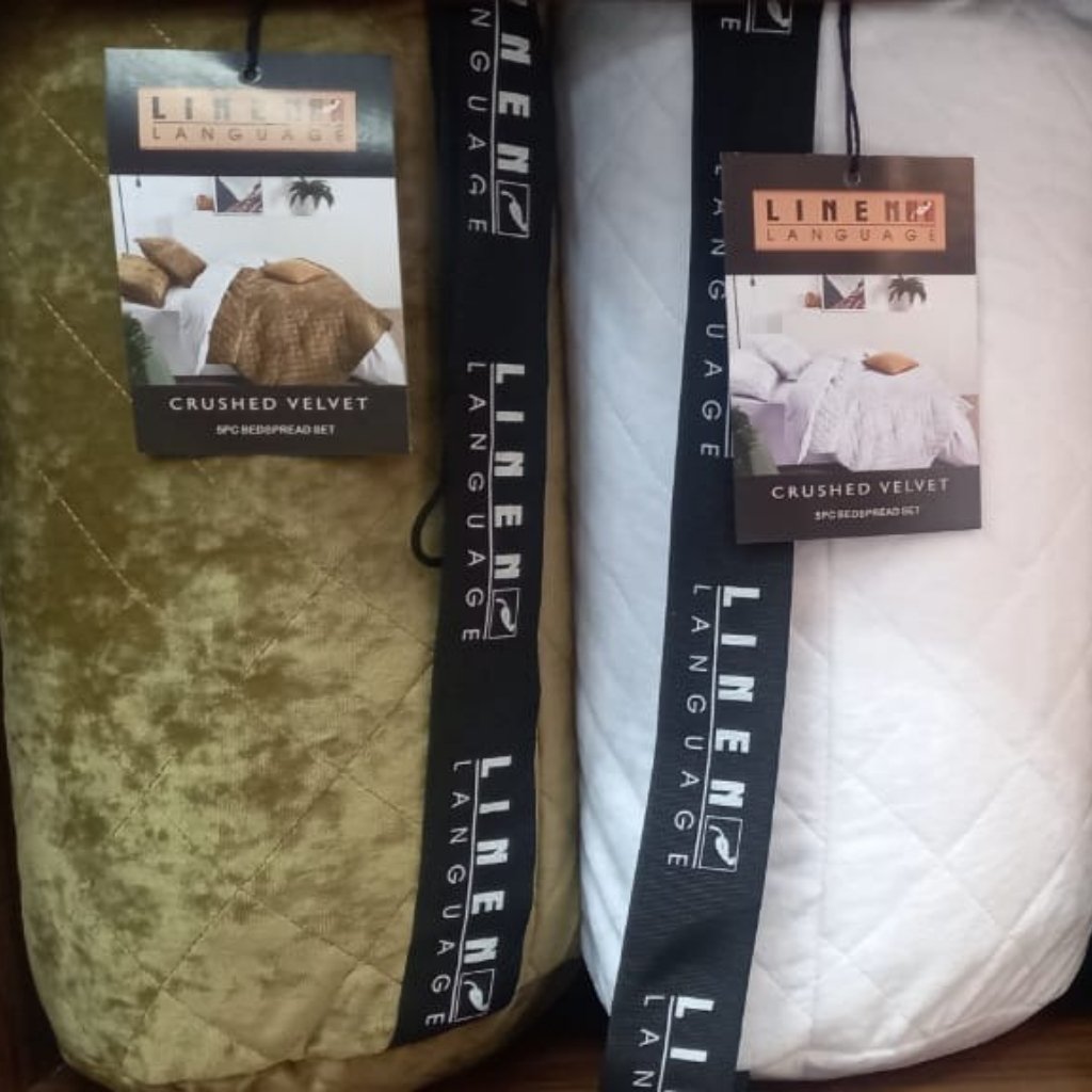 Bedding Set - Velvet Crush Bedspread Sets 5 PC Queen - Image 4