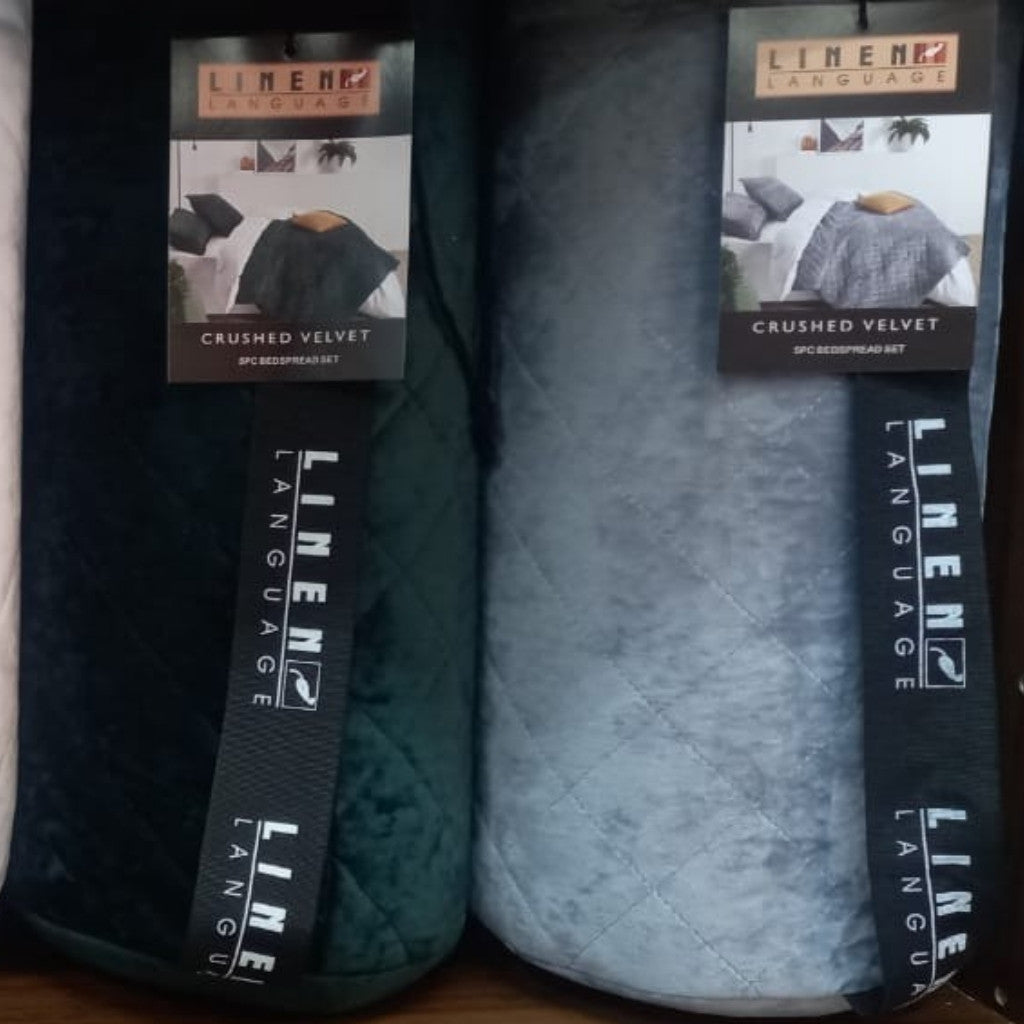 Bedding Set - Velvet Crush Bedspread Sets 5 PC Queen - Image 3