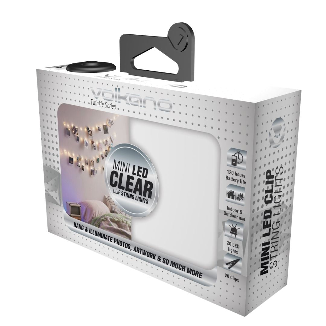 Volkano - Mini LED Clip String lights - Gold - Image 6