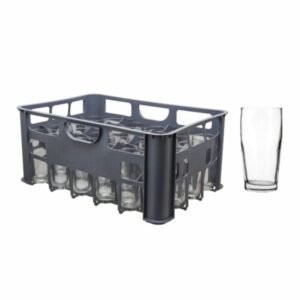Willy Tumblers - Regent 24's including Plastic Crate Grey