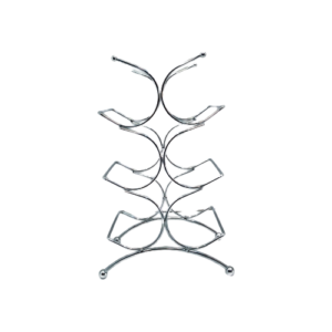 Bottle Rack - 6 Bottle Upright - Silver