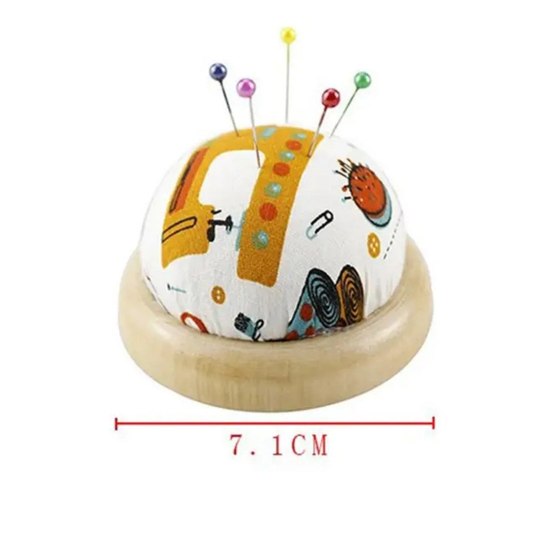Wooden Base Pincushion - Image 4