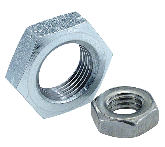 Nuts Hex Din 439 1/2 Zinc M5 – M12 (Packs of 100) - Image 2