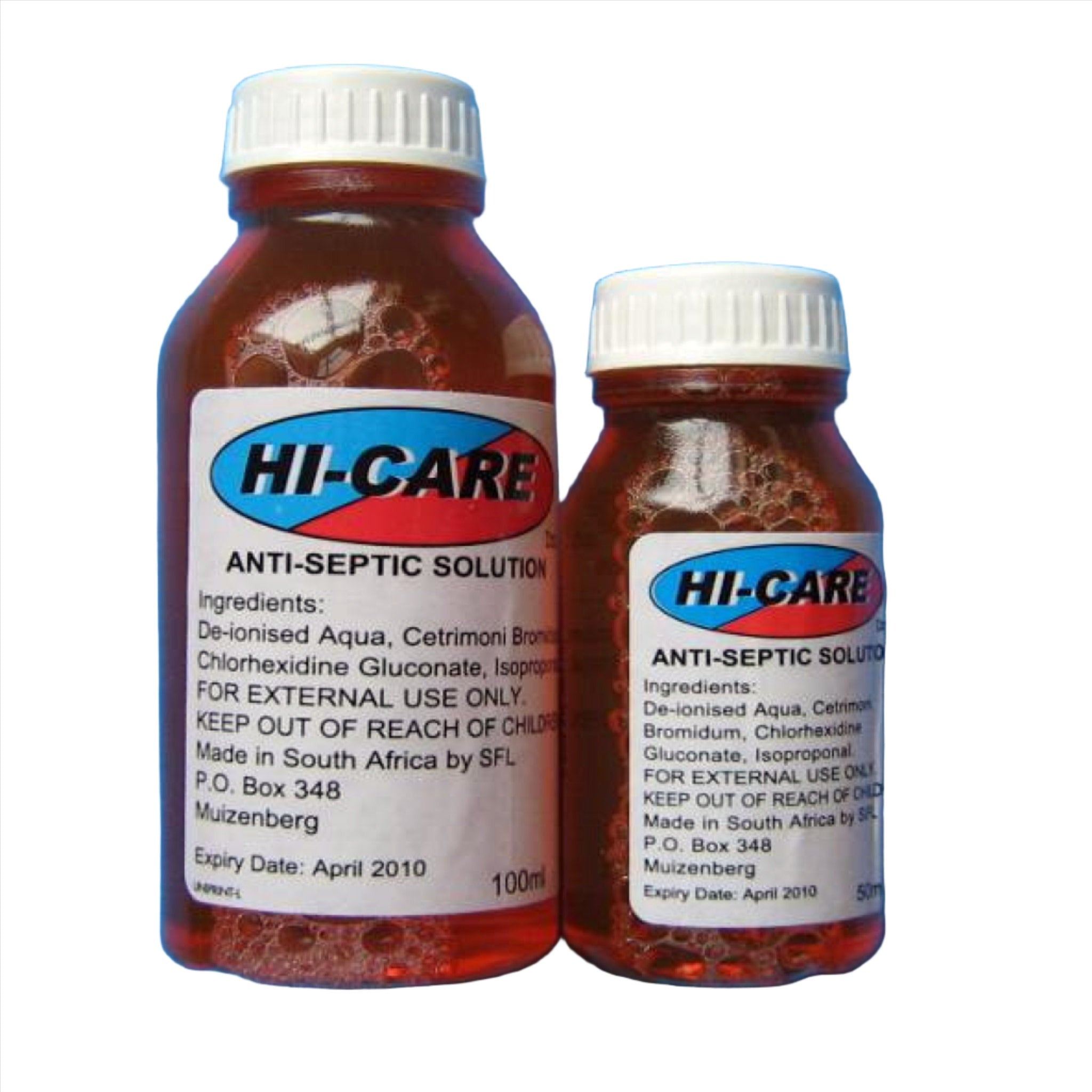 Hi-Care Antiseptic Solution - 50ml & 100ml | MOQ: 12