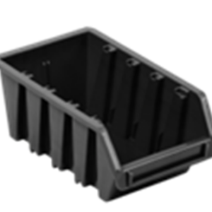 EEZEESTOR BIN 4 – Black, Blue, Clear, Green, Grey, Orange, Red and Yellow – 185L X 105W X 75H