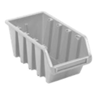 EEZEESTOR Bin 5 – Black, Blue, Clear, Green, Grey, Orange, Red and Yellow – 275L X 140W X 125H
