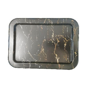 Serving Tray - Black Metal