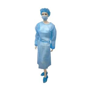 Blue Long-Sleeve PPE Gowns 40g/m² | Disposable Protection MOQ:50