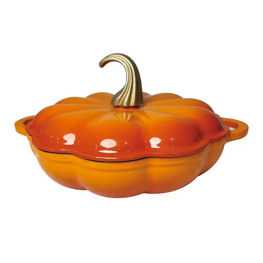 Cast Iron Saucepan - Pumpkin - 26cm - Image 4