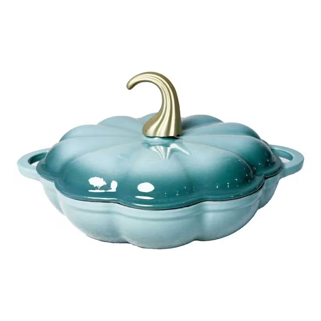 Cast Iron Saucepan - Pumpkin - 26cm