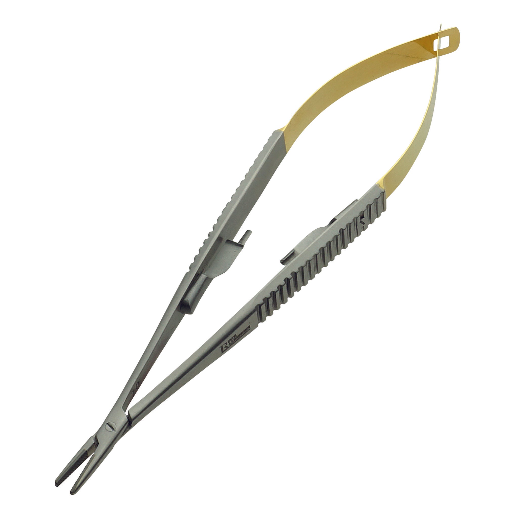 Castroviejo Needle Holders with Catch - Tungsten Jaws (German Import)