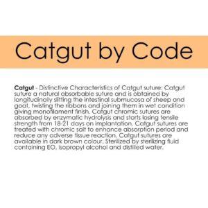 Catgut Sutures – Natural Absorbable by Code