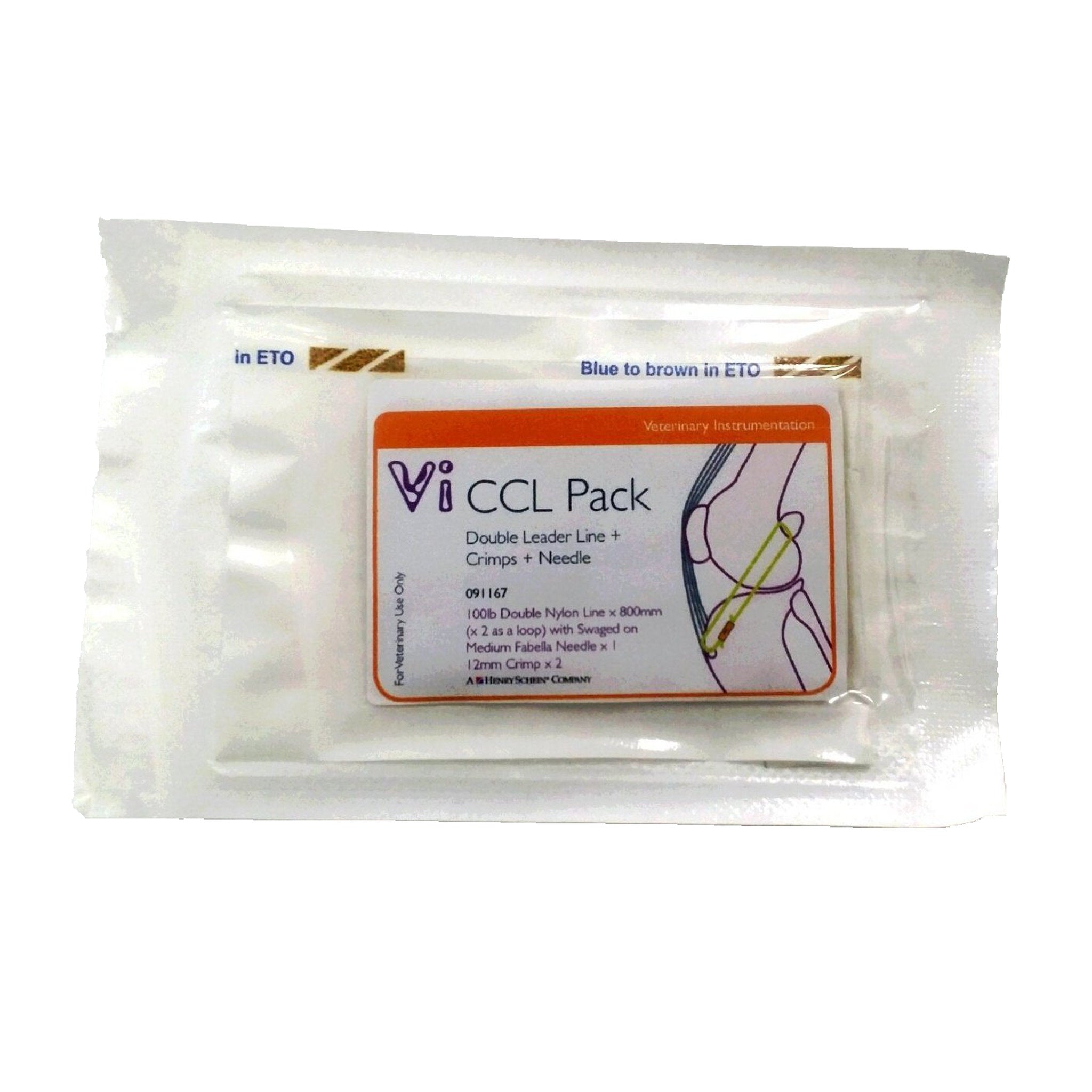 CCL Lateral Nylon Sutures with Crimp