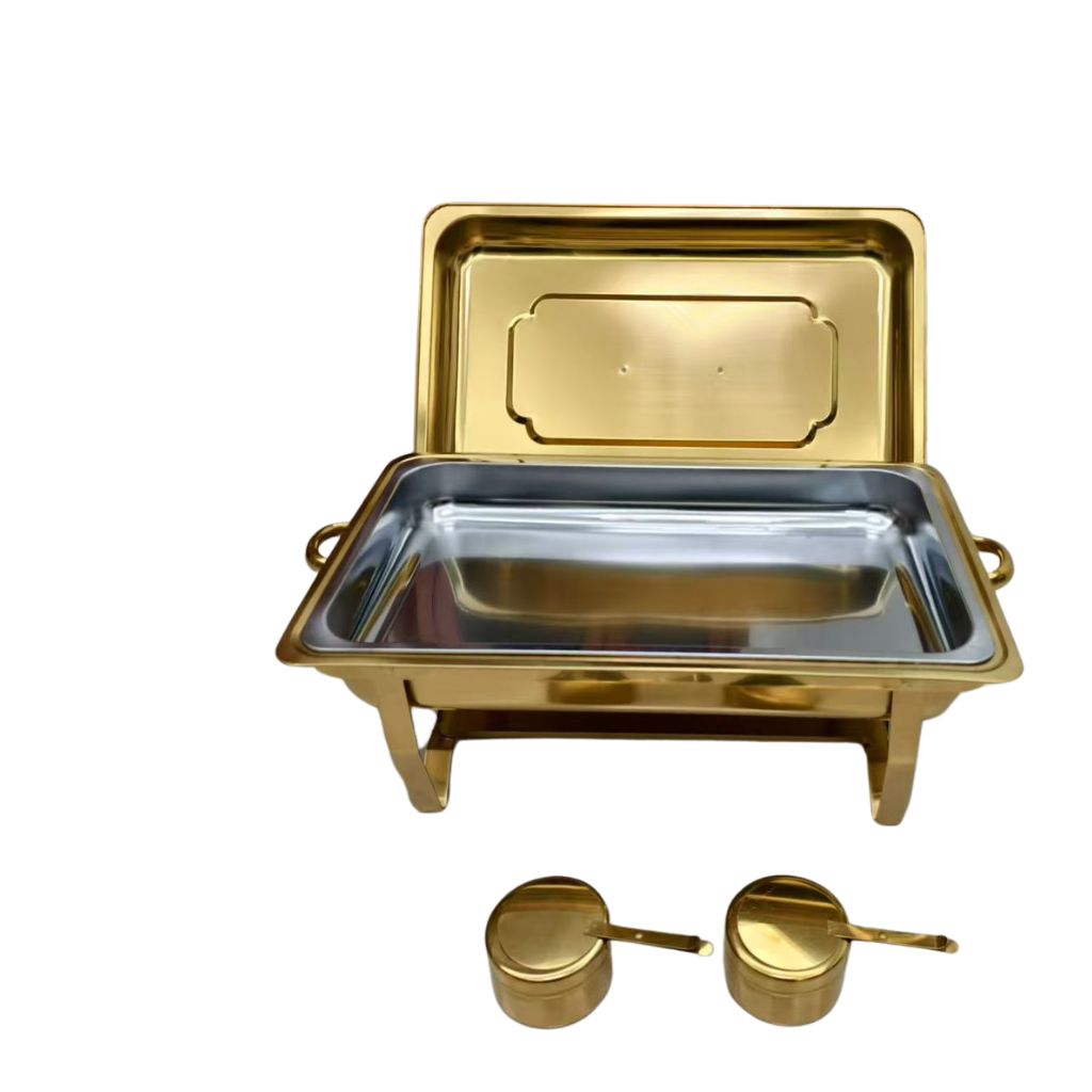 Chafing Dish - Gold Rectangle - Image 3