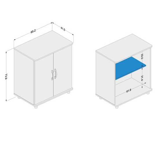 Low Cupboard - Easy Click - Image 3