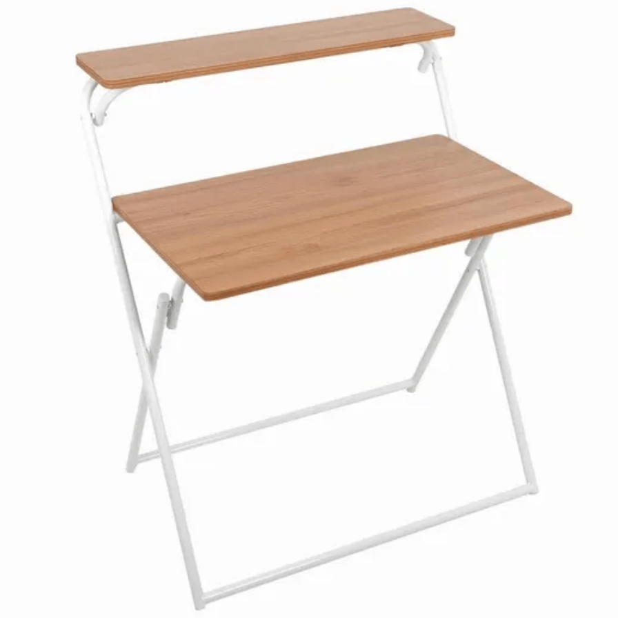 Fold Up Study Desk - Wood Top - Image 3