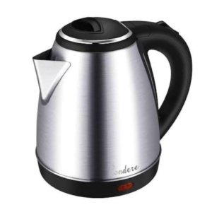 Condere Electric Kettle 2 Litre Stainless Steel Cordless with Auto Shut-Off
