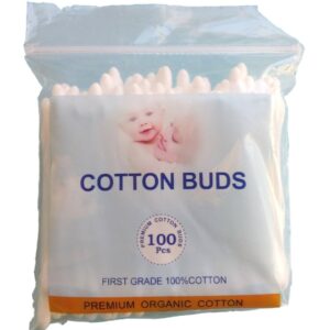 Premium Organic Cotton Buds - 100 Pcs Pack