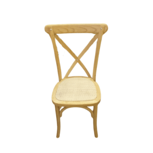 Cross Back Chairs - Wood