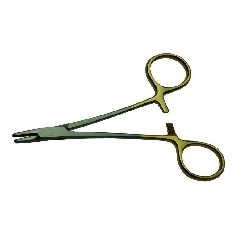 Derf Needle Holder 120mm - Tungsten Jaws (German Import)