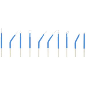 Diathermy Electrode Kit - 10pcs - 5cm length